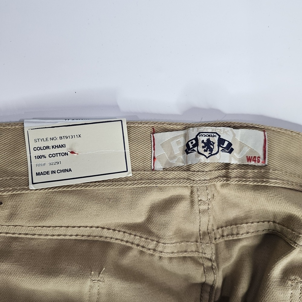 Men's PJ Mark Khaki Five Pocket Shorts BT91311X, Size 46 Made from 100% cotton - Picture 8 of 9